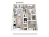 A3 Entice Floor Plan A3 Entice Floor Plan at Altis Ludlam Trail, Florida, 33155